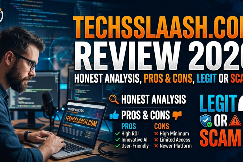 Techsslaash.com Review 2026  Honest Analysis, Pros & Cons, Legit or Scam?
