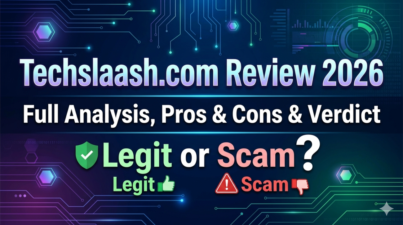 Techslaash.com Review 2026 Full Analysis, Pros & Cons & Verdict , Legit or Scam?